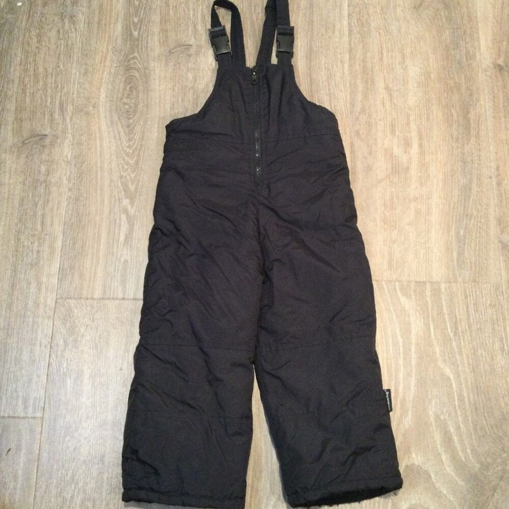 London Fog Black Kids Snow Pants Size Medium 5-6